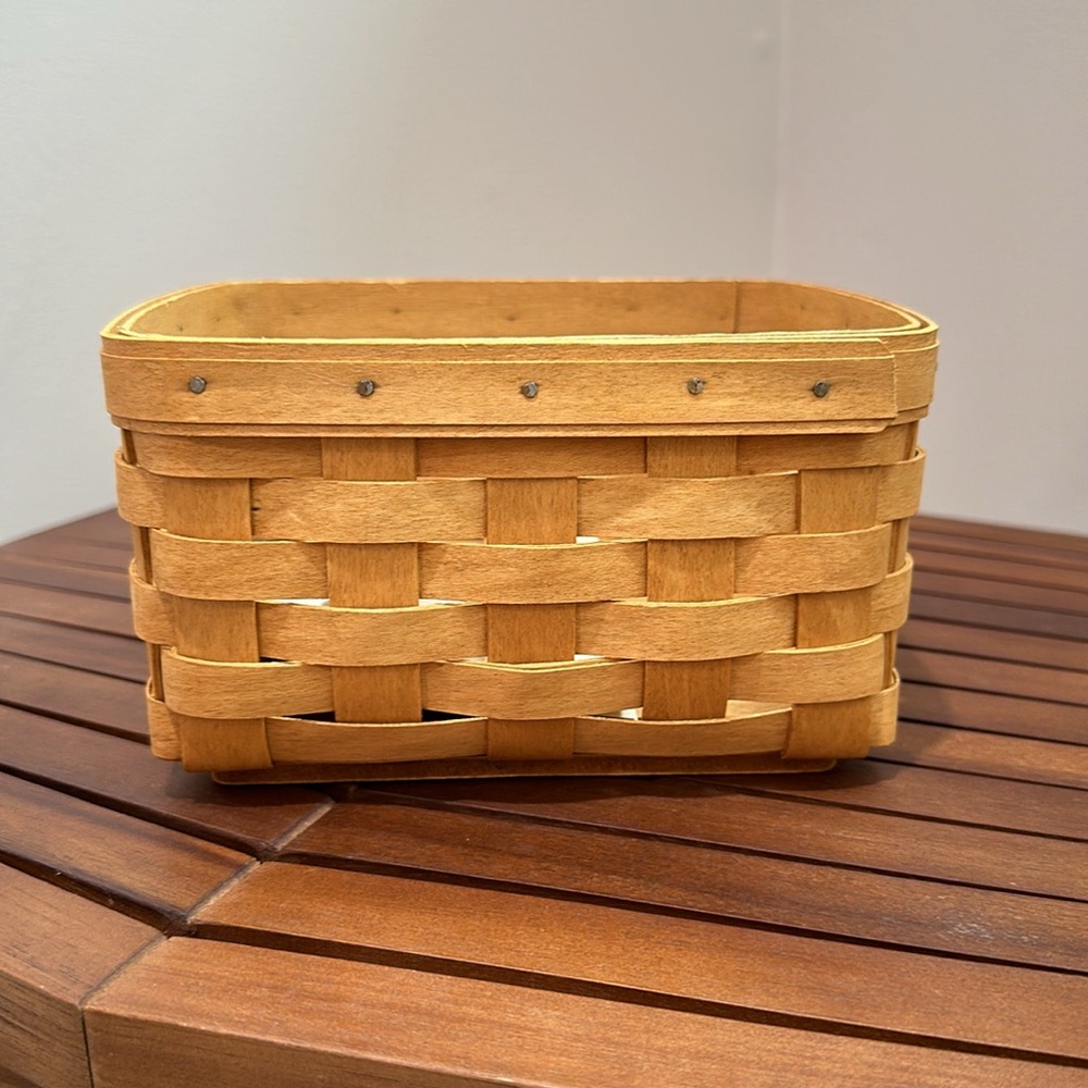 Longaberger basket card file